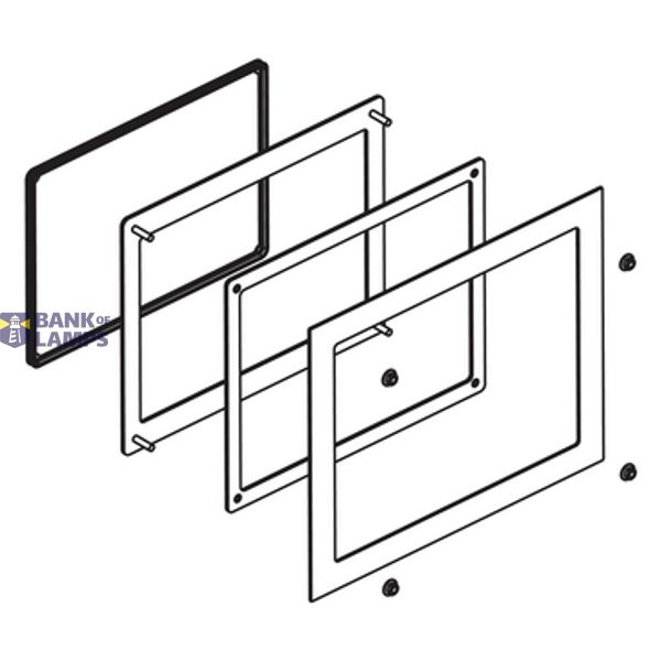 PANEL CUTOUT ADAPTER image 1