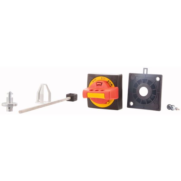 PKE-XRH Door coupling handle, red yellow, for PKE image 3
