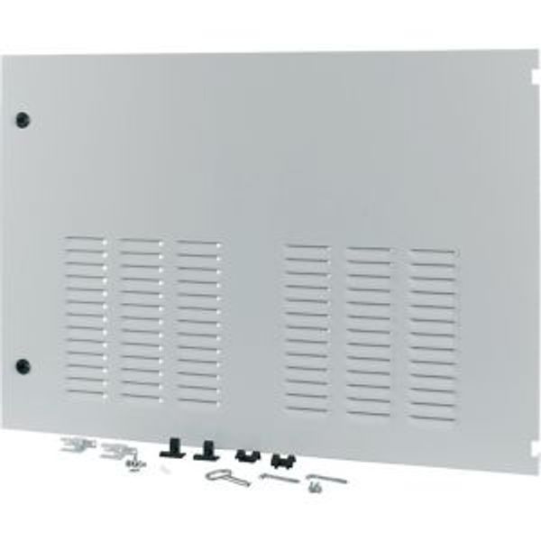 XTSZDSQV4R-H700W1000 Section wide door, ventilated, right, HxW=700x1000mm, IP42, grey image 2