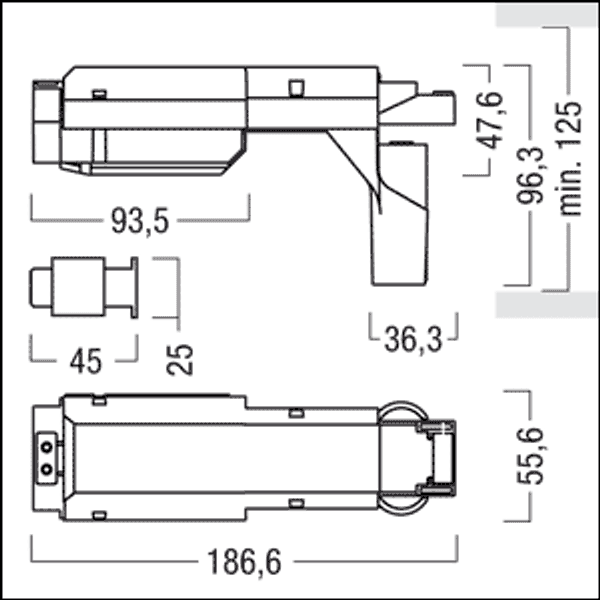 PURESIGN/COMSIGN 150 P MRCR-WF15 ECP SR - Escape sign luminaire image 2