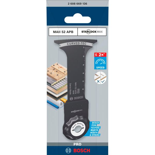 PRO Multi Material MAII 52 APB Multitool Blade image 2