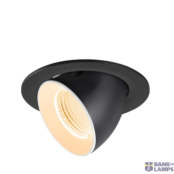 NUMINOS© GIMBLE L, recessed CL 2700K, 55ø IP20 round bl/wh image 1