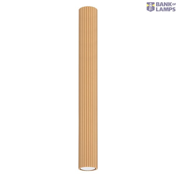 CEILING LAMP TUBE PIPE 60CM WITH GOLDEN GROOVING FOR LIVING ROOM FOR GU10 image 3