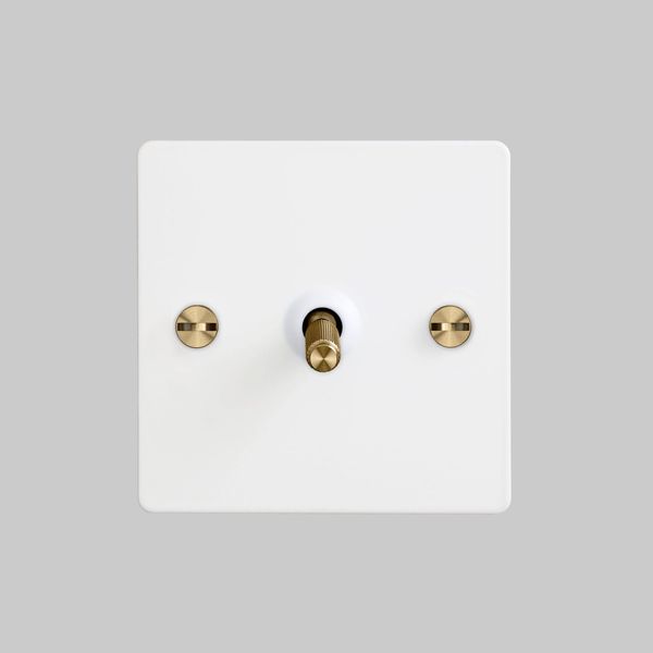 1G TOGGLE / CROSS / WHITE / BRASS image 2