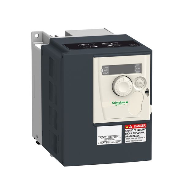 FREQUENCY CONVERTER 0.75 KW ATV312H075N4 image 1