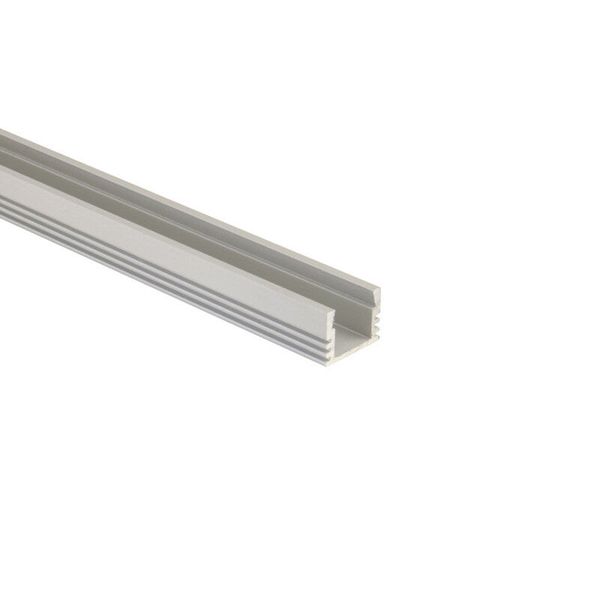 Attached PP aluminum profile, 16x13 mm, without diffuser, 2 m image 1