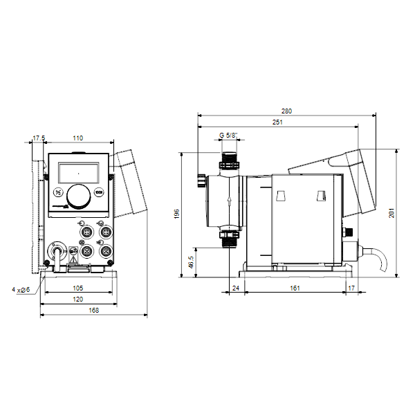 Dosing pump DDC 9-7 A-PVC/V/C-F-31U2U2FG image 3