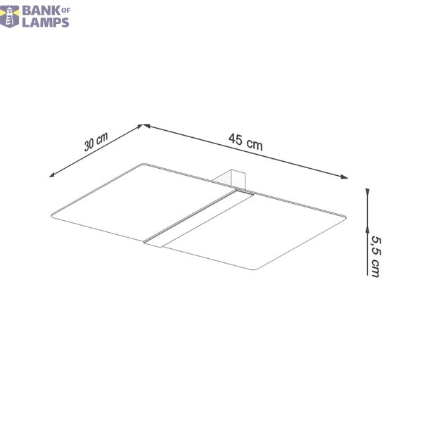 CEILING AZALIA G9 2X40W IP20 image 7