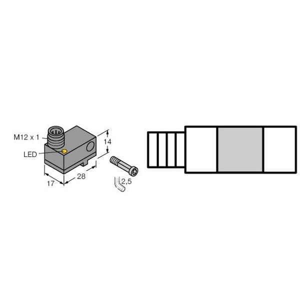Magnetic Field Sensor for pneumatic cylinders (magnetic-field immune)   BIM-NST-AN6X-H1141/S34 image 1