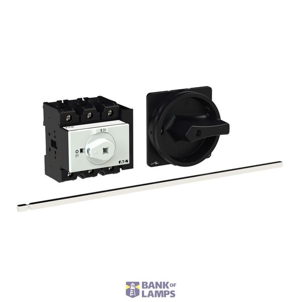 P3 Main switch, 80 A,Rear mounting, 3 pole, Form M4/SVB, Black, Door c image 5