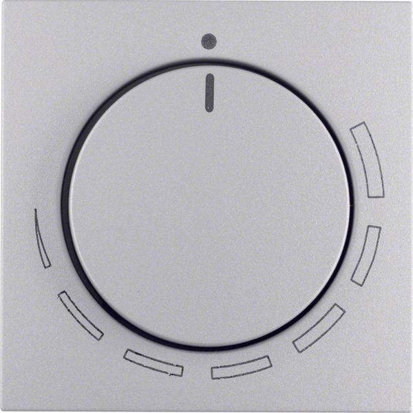 Centre plate for speed cont., setting knob, B.7, al., matt, lacq. image 1