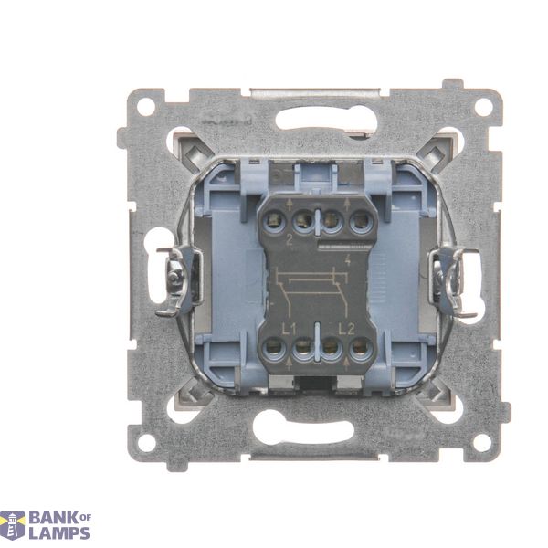 Key with the "horizontal" pictogram for switches and electronic controllers, anthracite image 1
