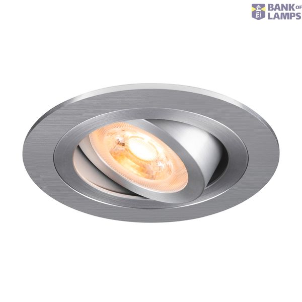 NEW TRIA® 75, recessed ceiling light, round, max. 10W GU10, aluminium image 1