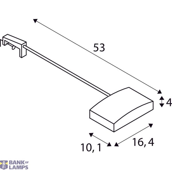 DISPLAY Displayleuchte 13W 1350lm 4000K 230V LED IP65 silver image 3
