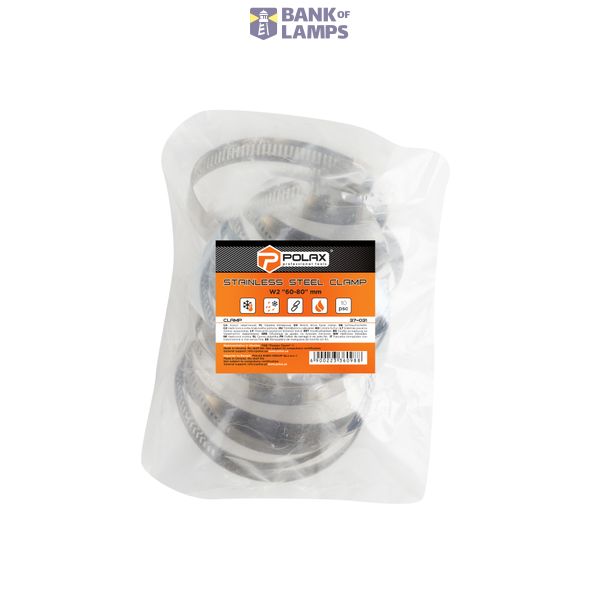 Stainless steel Clamp "60-80" mm image 2