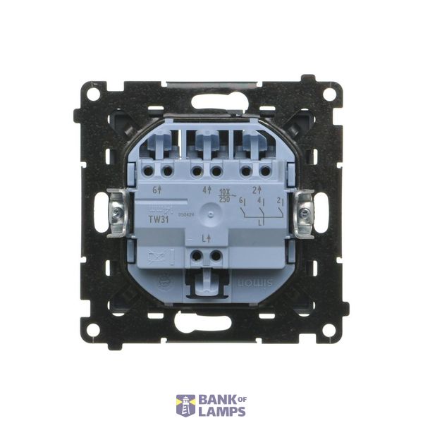 Single socket outlet with earthing, without shutters, Push In system, (module), Simon 24, IP20, 16A, champagne matt image 1