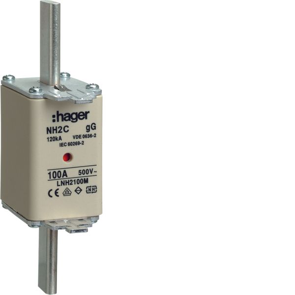 HRC LV fuse NH2C gG AC500V 100A image 1