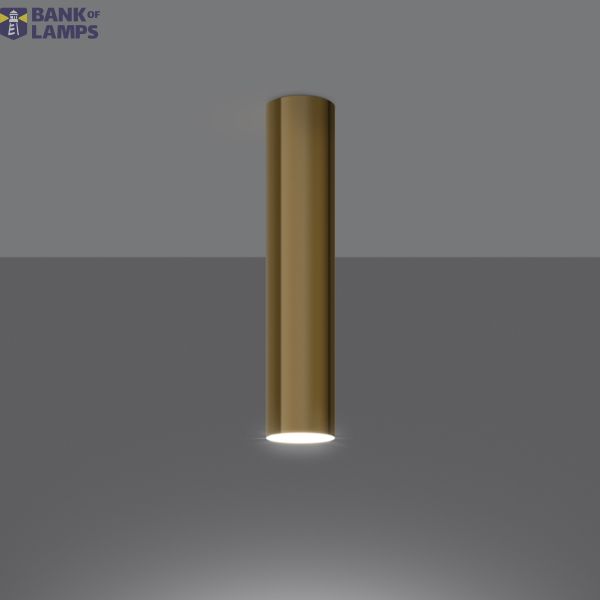 CEILING LAMP LAGOS 30 GOLDEN GLOSS GU10 1X10W IP20 image 8