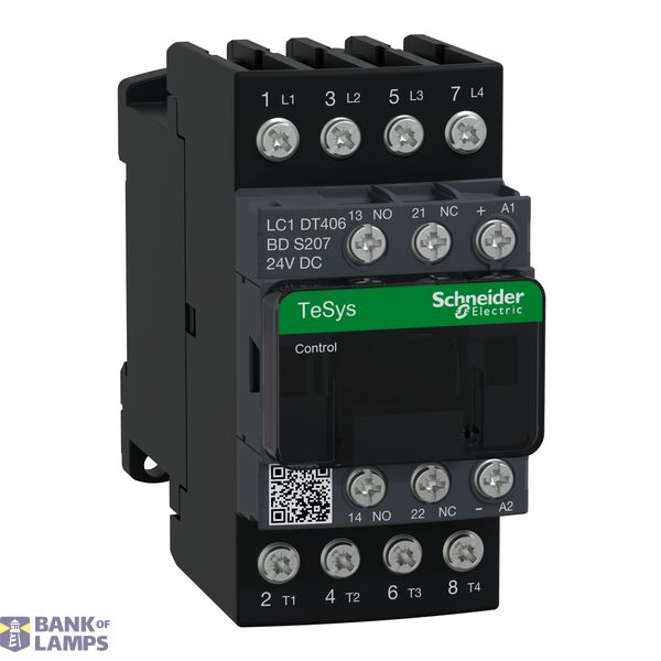Contactor LC1D 4P AC1 440V 40A (LC1DT406BDS207) image 1