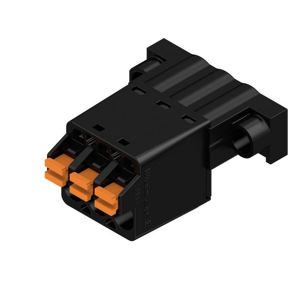 PCB plug-in connector, male plug, 5.08 mm, Number of poles: 3, 180°, PUSH IN with actuator, Clamping range, max. : 3.31 mm², Box image 4