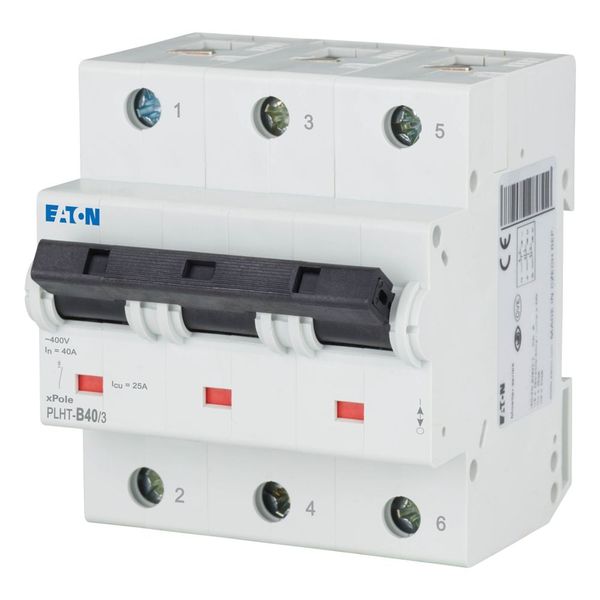Miniature circuit breaker (MCB), 40A, 3p, B-Char, AC image 3
