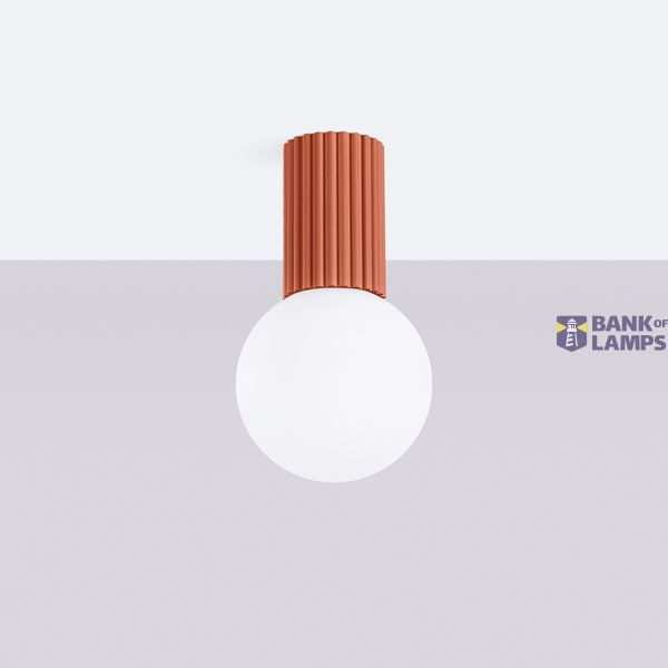 Ceiling lamp HALO red ochra IP44 image 3