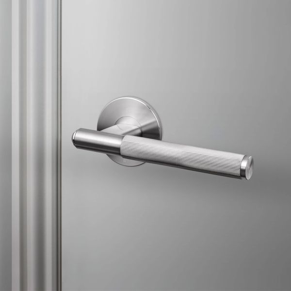 DOOR HANDLE / FIXED / SINGLE-SIDED / LINEAR / STEEL image 1
