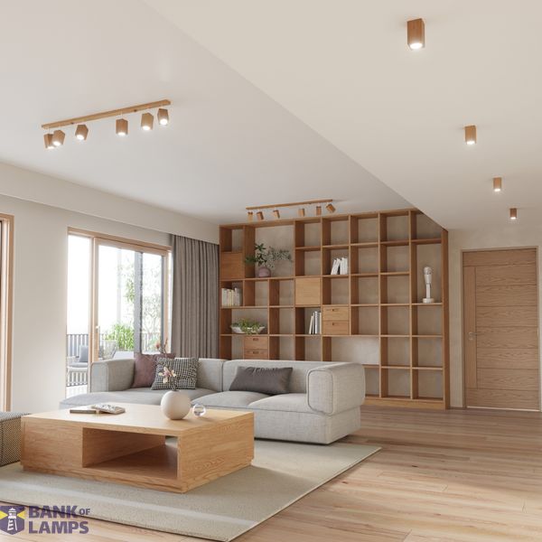KEKE CEILING LAMP 4 OAK GU10 4X40W IP20 image 7