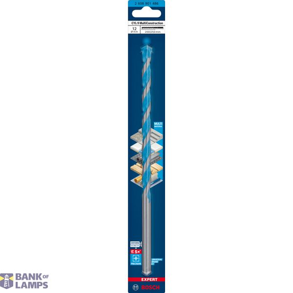 EXPERT CYL-9 MultiConstruction Drill Bit 12 x 2 x 25 mm image 2