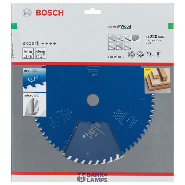 Circular saw blade Expert for Wood 220 x 30 x 2,6 mm, 48 image 2