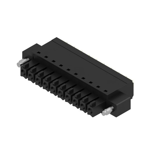 PCB plug-in connector, female plug, 3.81 mm, Number of poles: 10, 180°, PUSH IN with actuator, Clamping range, max. : 1.5 mm², Box image 2