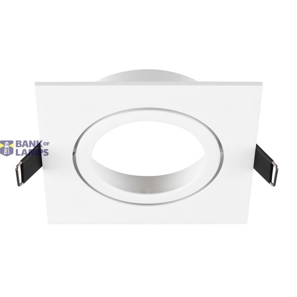 NEW TRIA® 95, ceiling installation ring, L: 11 W: 11 H: 2.6 cm, IP 20, white image 1