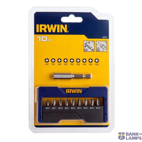 9+1PC IB PHILIPS: 2XPH1 / 5XPH2 / 2XPH3 + BIT HOLDER image 2