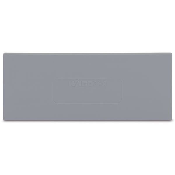 Separator plate 2 mm thick oversized gray image 1