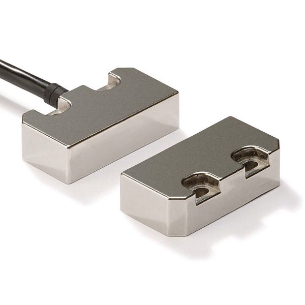 Non-contact door switch, reed, small stainless steel, 2NC+1NO, M12 con AA020809M image 2
