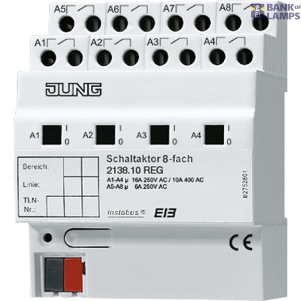 KNX switching actuator 8-way image 1