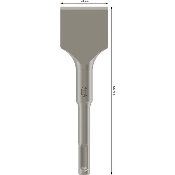 Spade chisel SDS-plus 140 x 40 mm image 1
