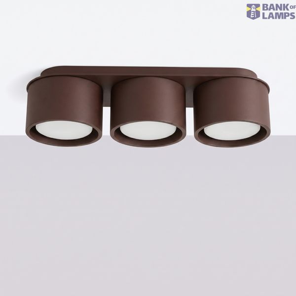 Ceiling lamp MODO 3 brown Gx53 image 2