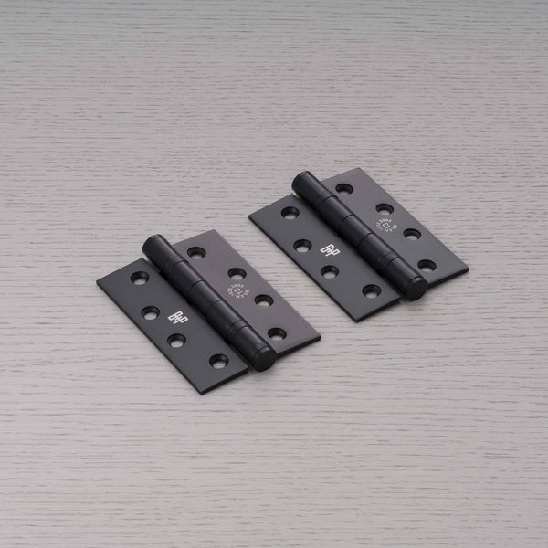 DOOR HINGE / 102 x 76 x 3 MM / WELDERS BLACK image 1