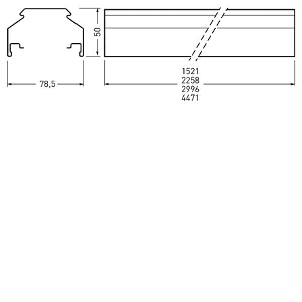 Lichtbänder - Tragprofile 765... E-Line Next Fix Aluminium 0 IP64 7349800 image 1