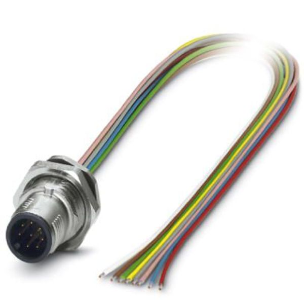 SACC-DSI-M12MS-8CON-M16/0,5 - Device connector, rear mounting image 1
