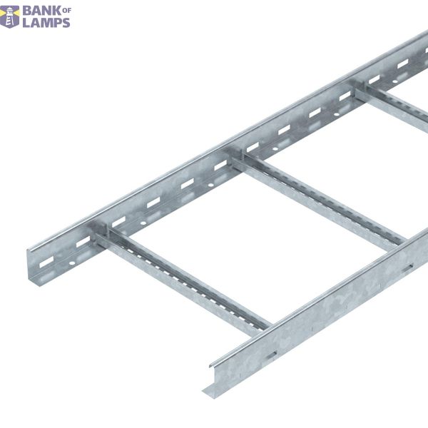LLIS 640 3 FT Cable ladder perforated rung, welded 60x400x3000 image 1