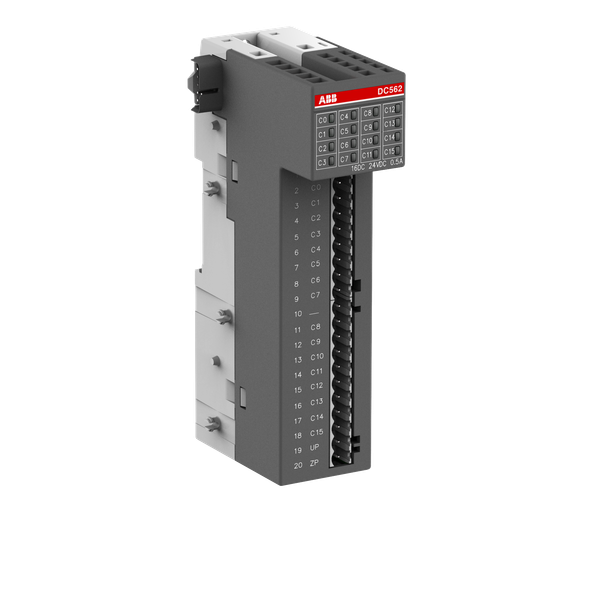 Digital input/output module. Transistor: 16DC: 0.5 A (DC562) image 1