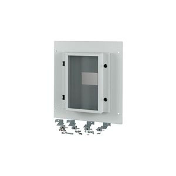 XMN44F06C-55-XMV Front plate, NZM4, 4p, fixed with mechanical interlock, W=600mm, IP55, grey image 4