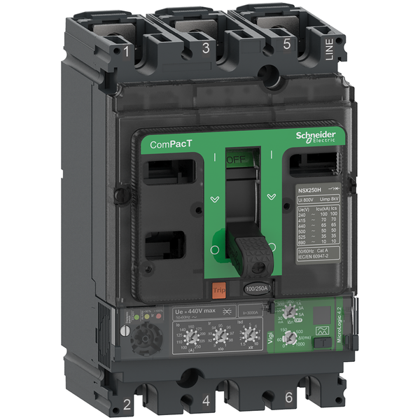 NSX160B 25kA AC 3P3D 160A 4.2 image 3