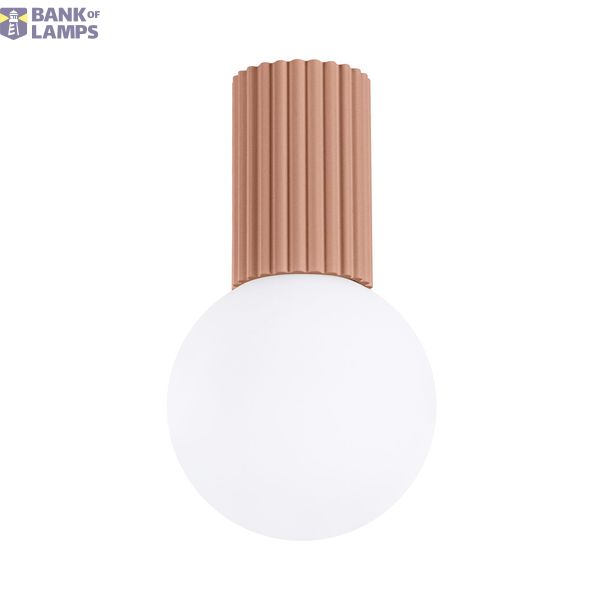 Ceiling lamp HALO mocha IP44 image 1