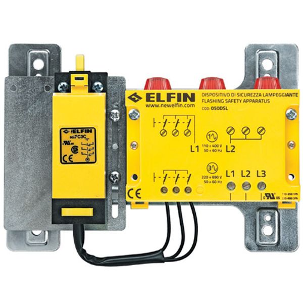 Three-phase flashing safety device 220-690V image 1