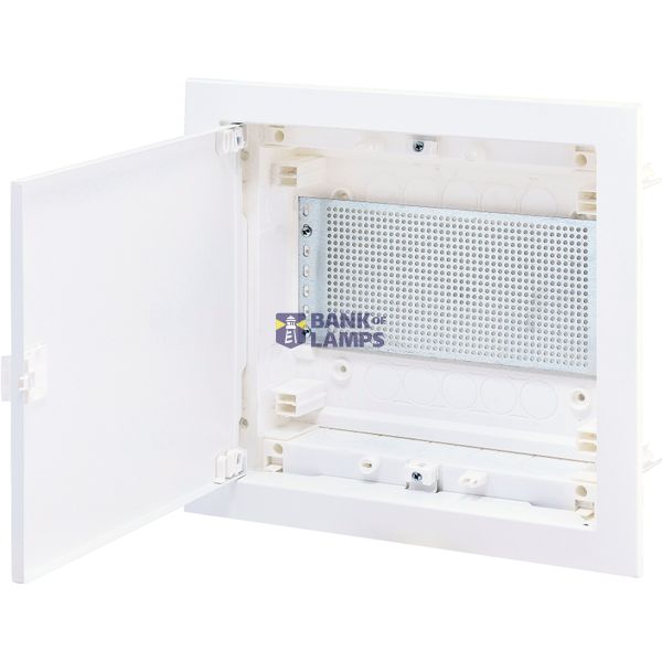 ECG14MEDIA flush mounted multimedia box - white metall doors image 1
