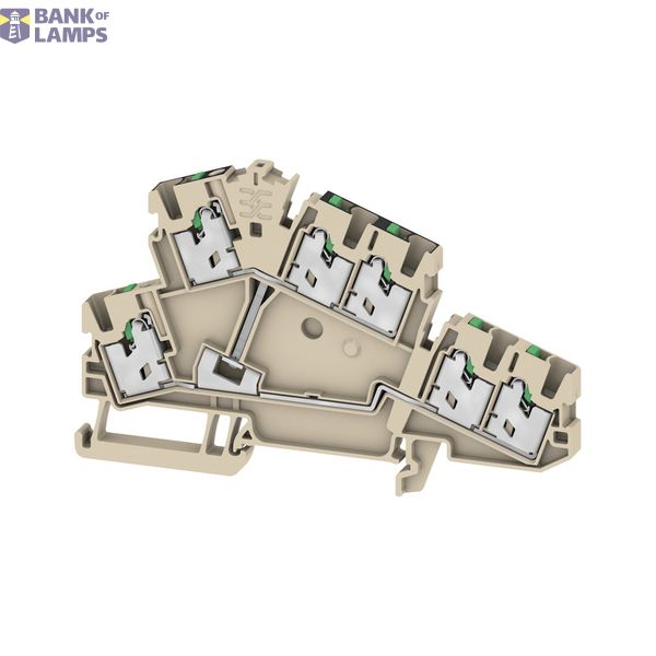 Multi-tier modular terminal, SNAP IN, dark beige, 2.5 mm², 800 V, Numb image 1