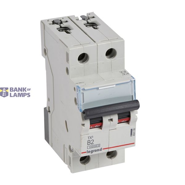 MCB TX³ 10000 - 2P - 230/400 V~ - 2 A - B curve image 2